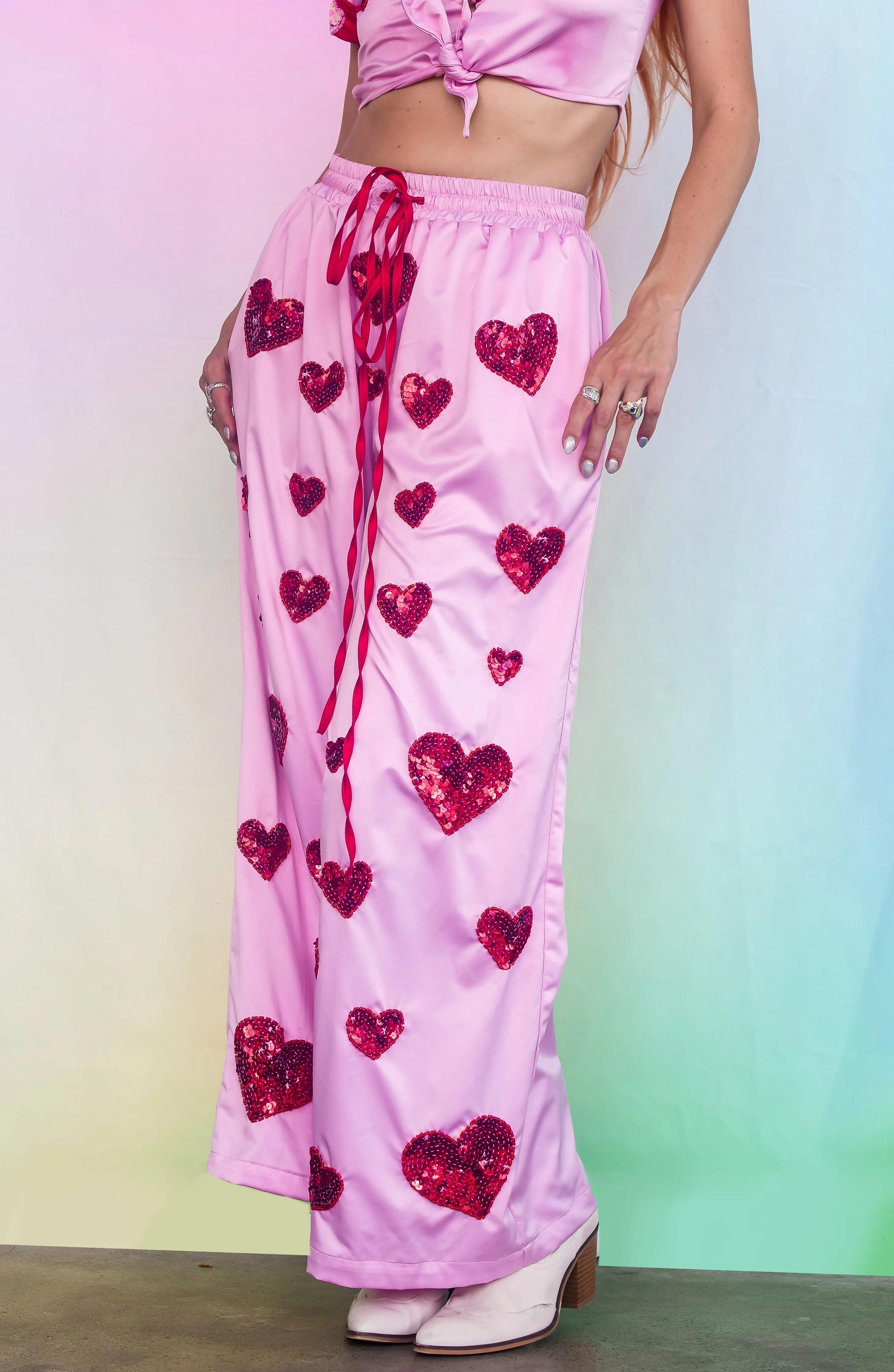 Cupid's Crossfire Silky Lounge Pants