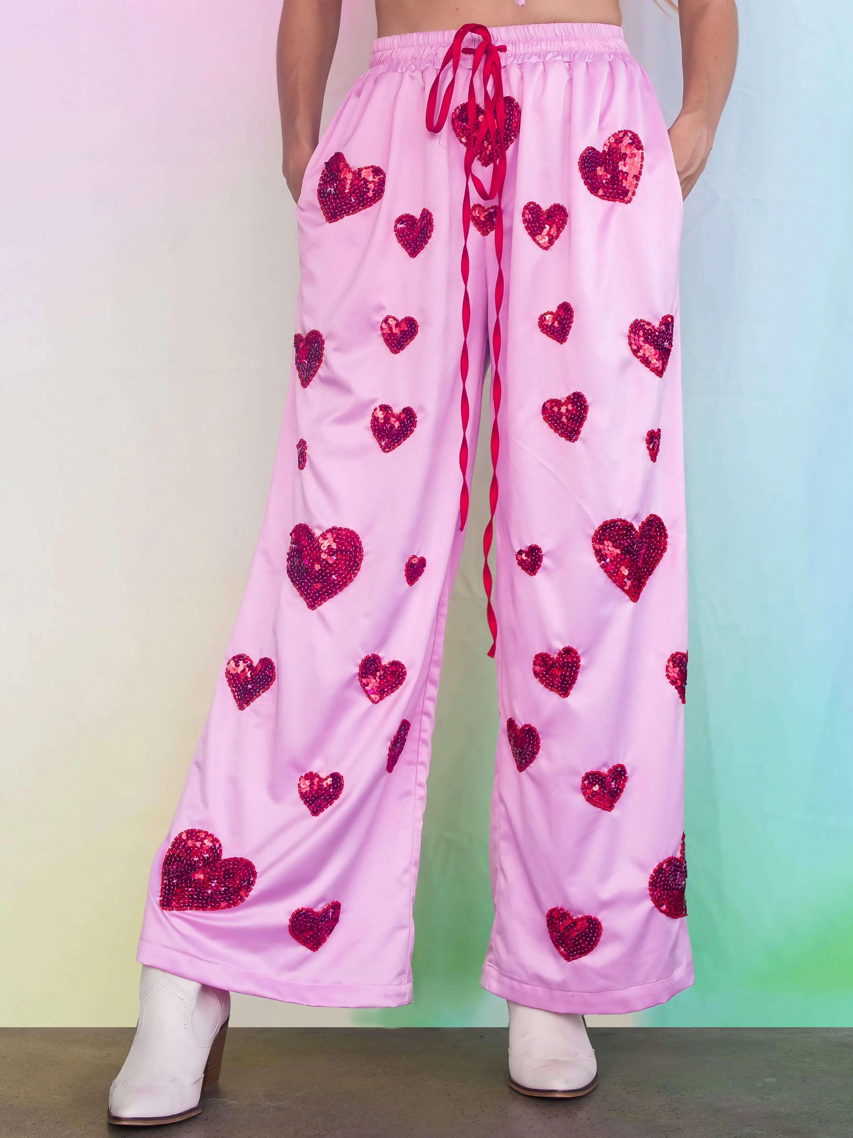 Cupid's Crossfire Silky Lounge Pants