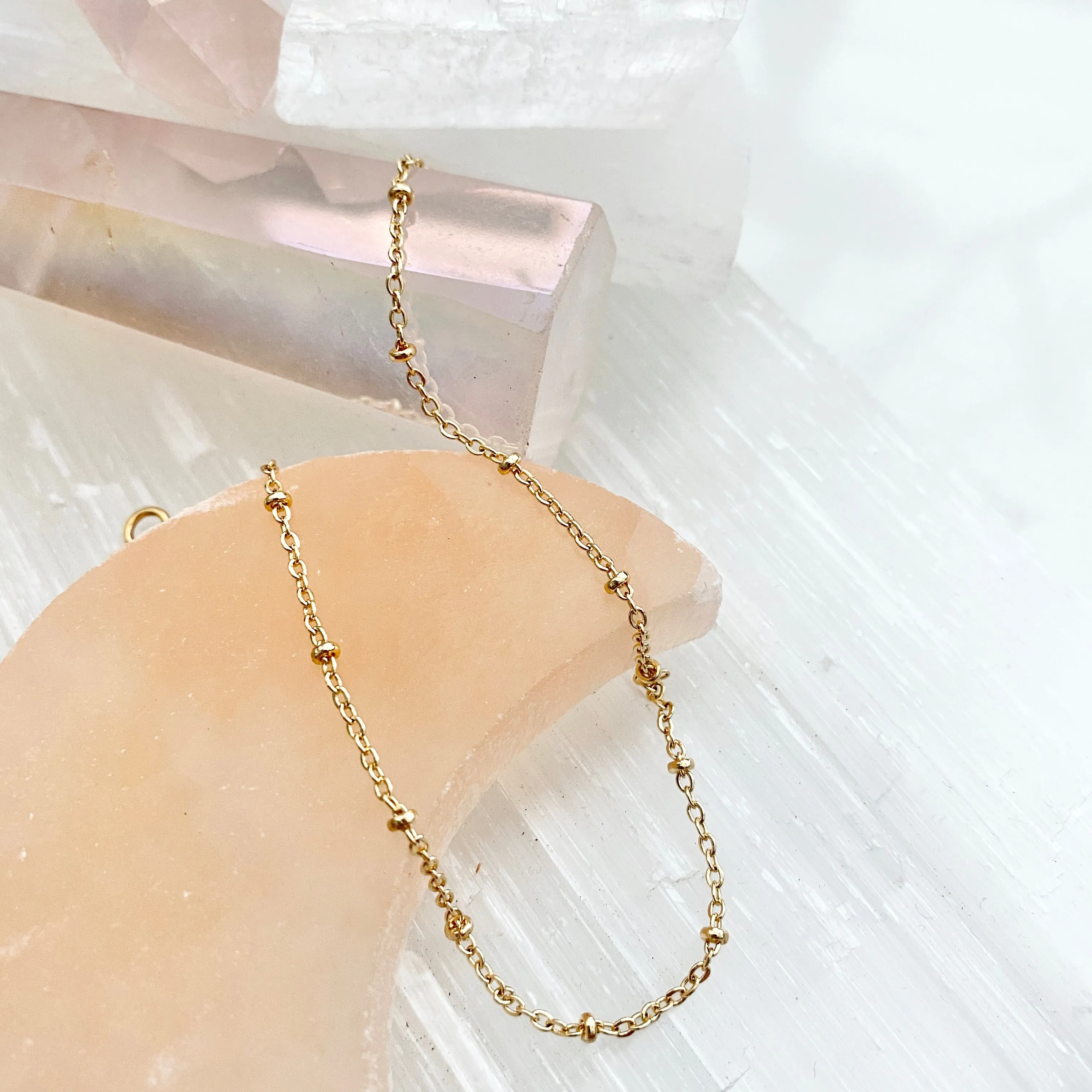 Dainty Satellite Chain Anklet
