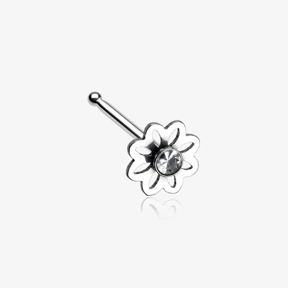 Daisy Breeze Sparkle Nose Stud Ring