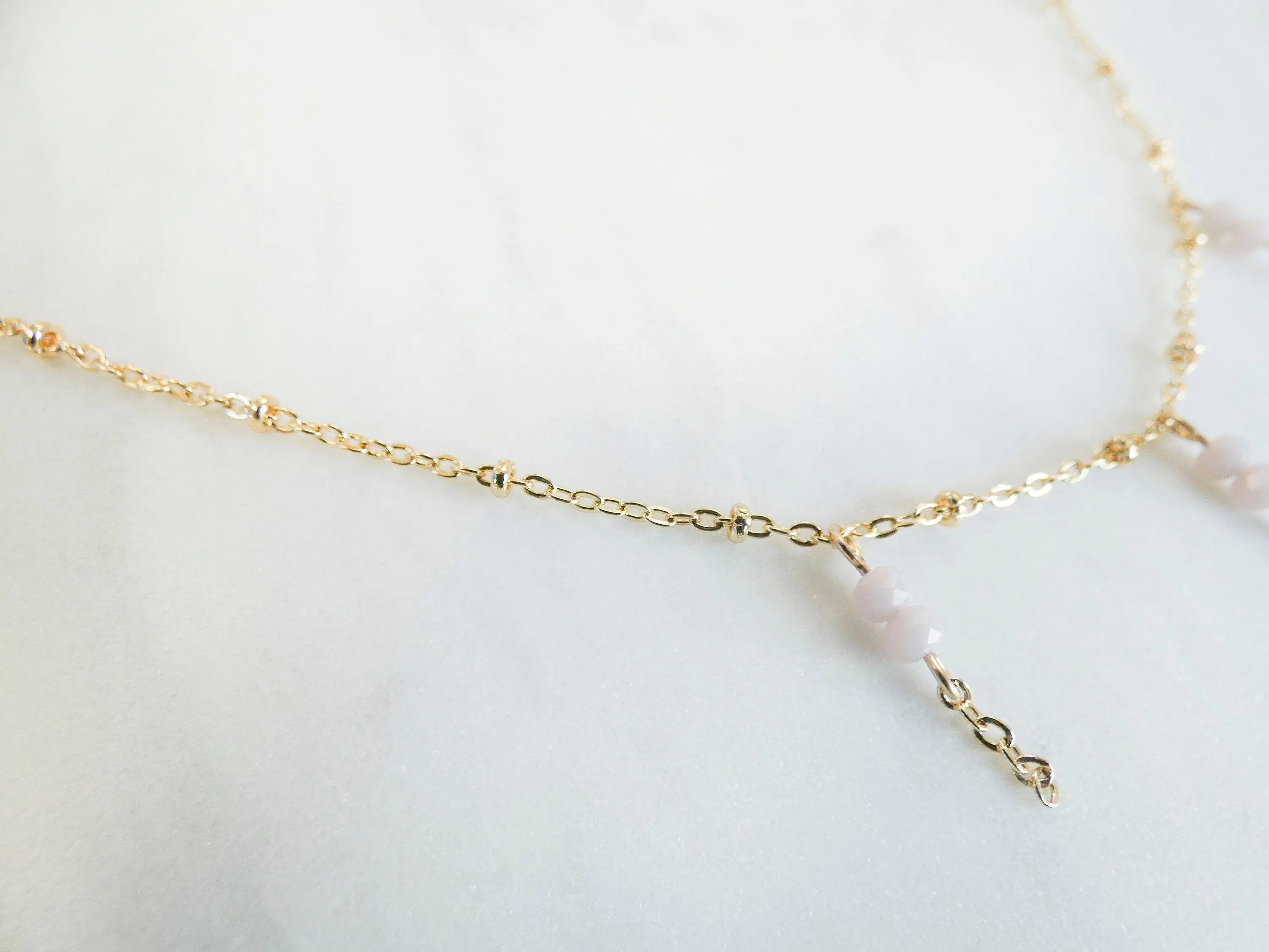 Darla Mini Bead Tassel Necklace