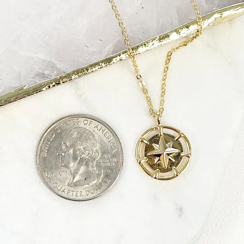 Delilah North Star Coin Necklace