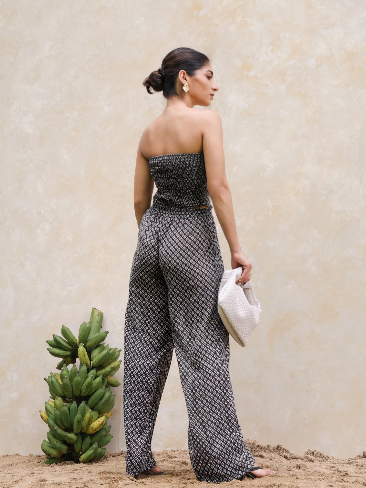 Drawstring Printed Trouser