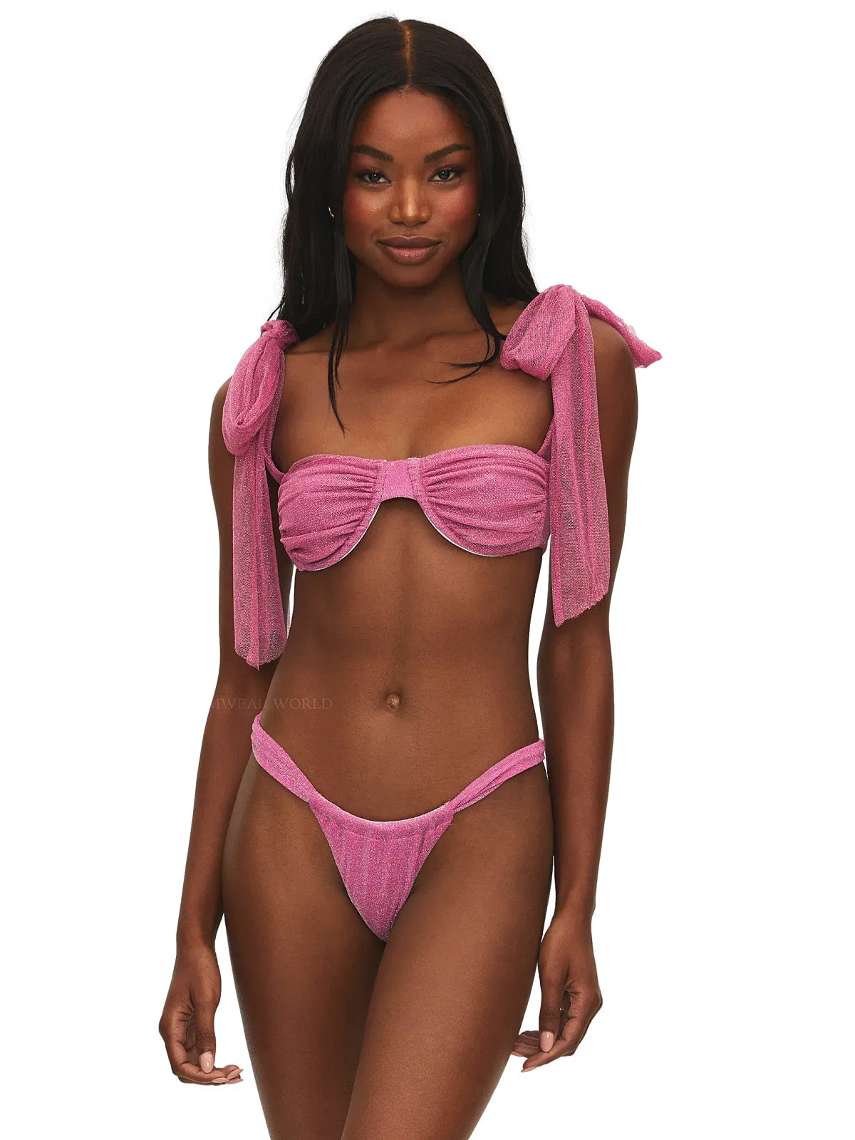 Drea Fuchsia Purple Shine-Joan Fuchsia Purple Shine Bikini
