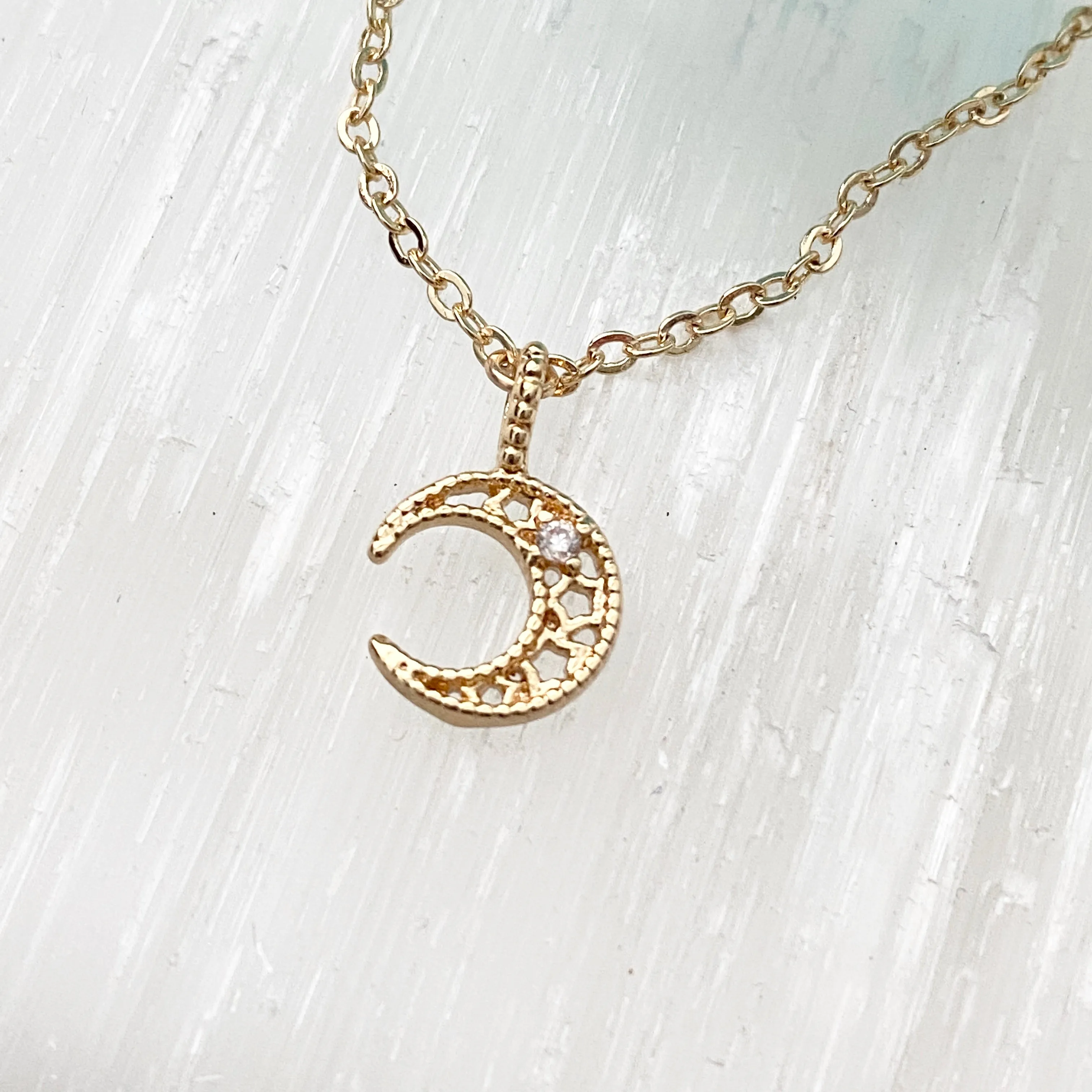 Eleanor Crescent Moon Bracelet