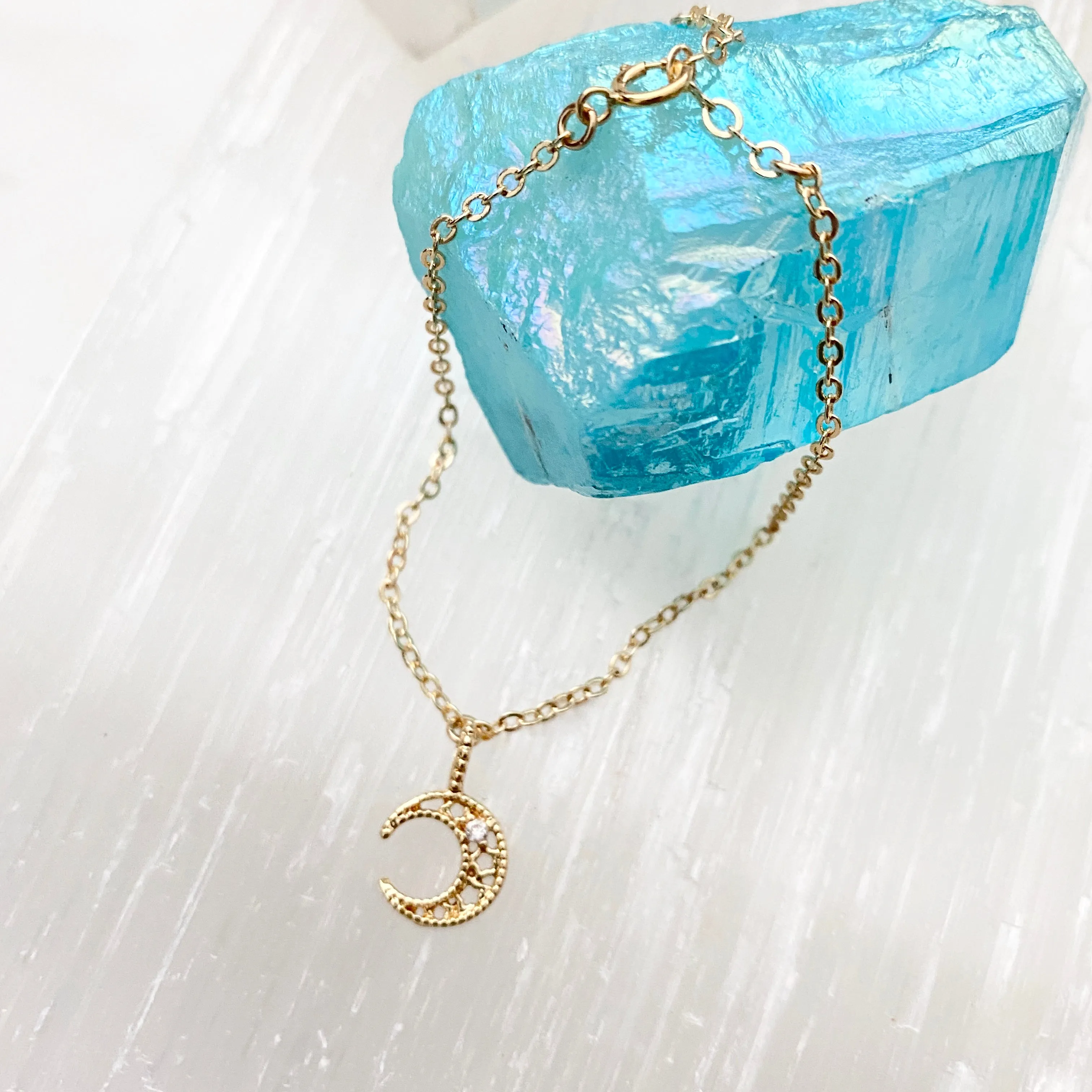 Eleanor Crescent Moon Bracelet