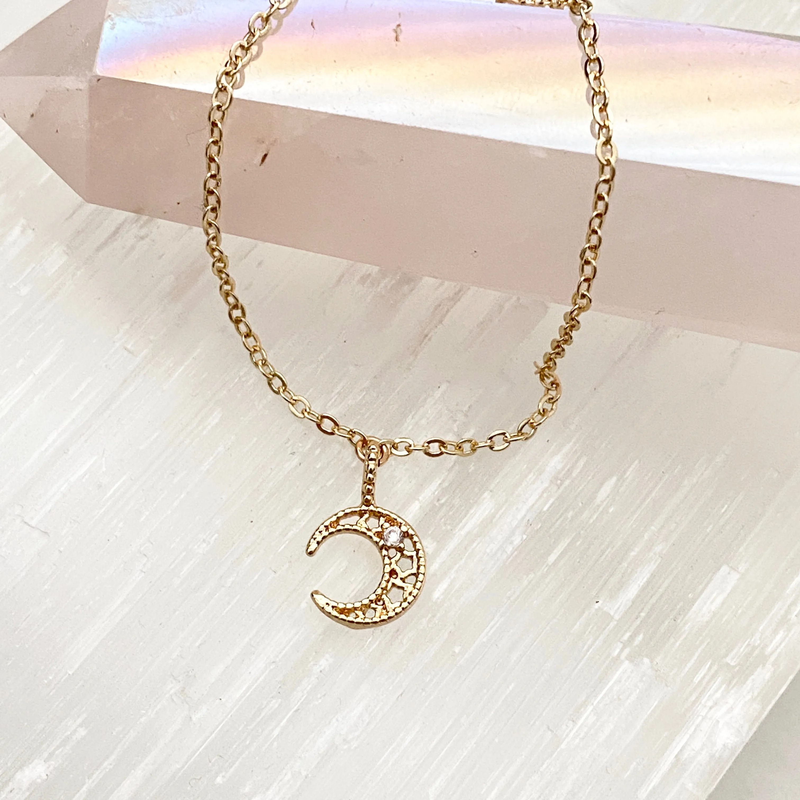 Eleanor Crescent Moon Bracelet