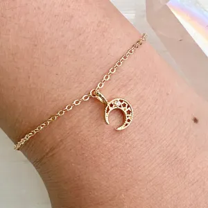 Eleanor Crescent Moon Bracelet