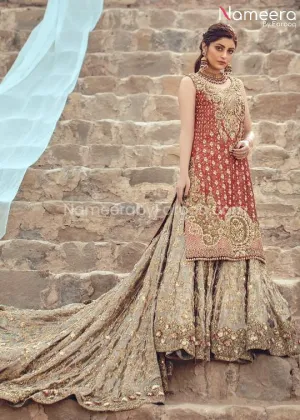 Embroidered Shirt & Pakistani Lehenga Buy Online #BS49