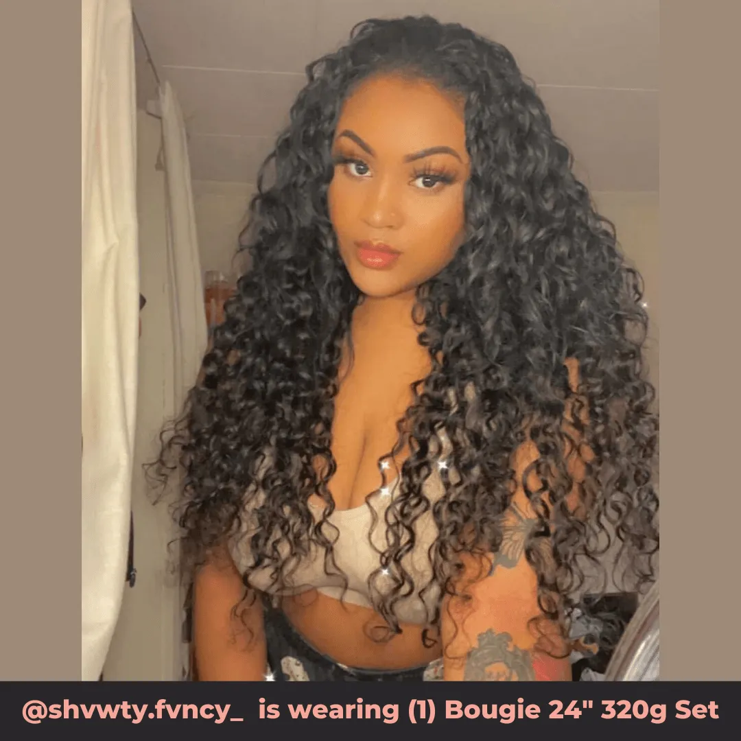 Exotic Curly (3a-3b) 320g 'Bougie' Clip-in Set