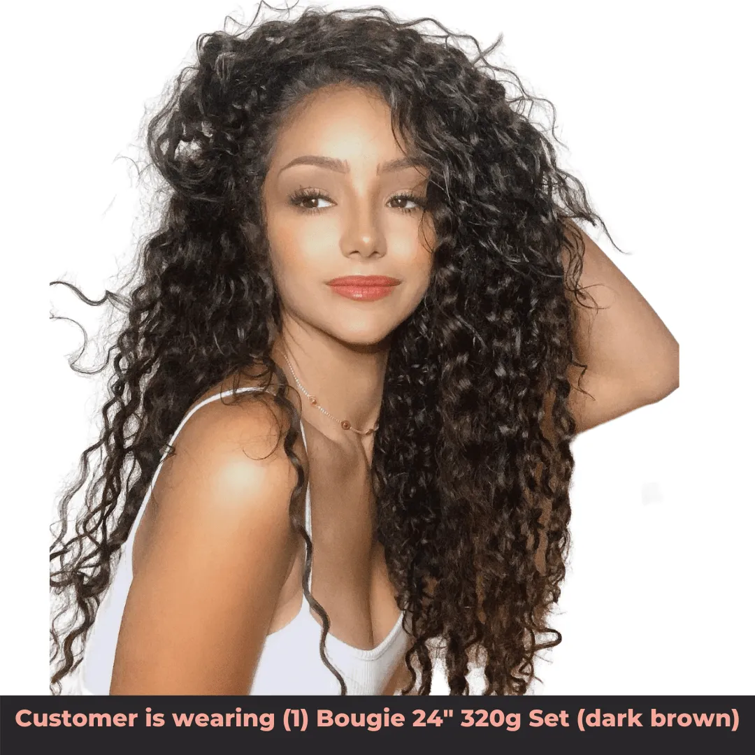 Exotic Curly (3a-3b) 320g 'Bougie' Clip-in Set