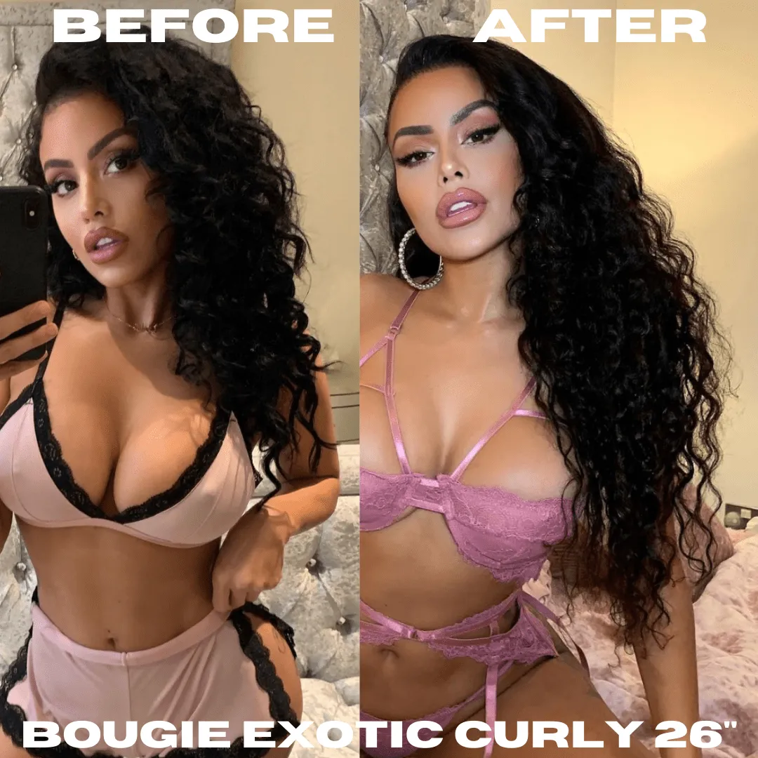 Exotic Curly (3a-3b) 320g 'Bougie' Clip-in Set