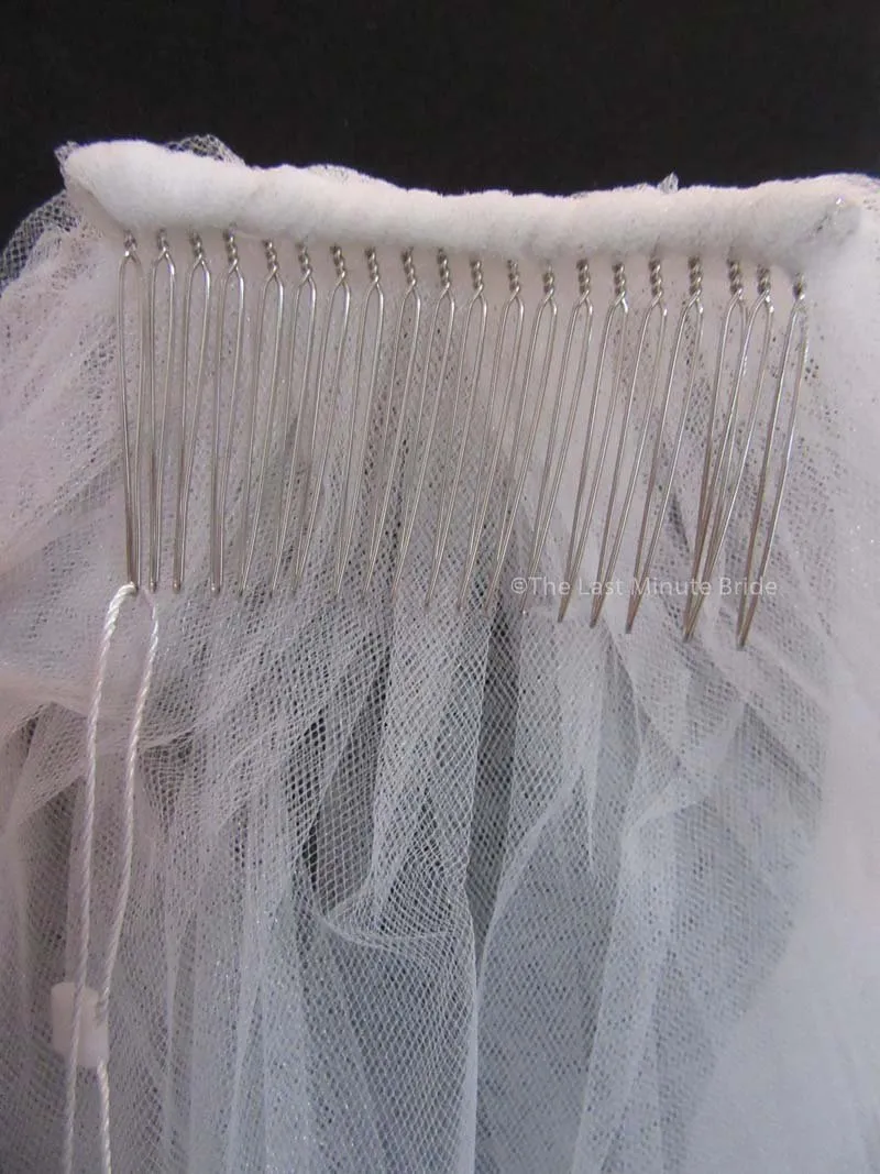 Fingertip Length Veil Style: Bloomin'