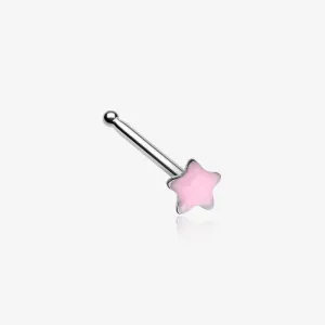 Glow in the Dark Star Nose Stud Ring