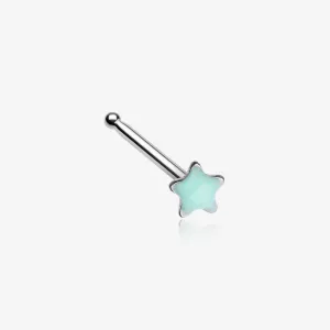 Glow in the Dark Star Nose Stud Ring