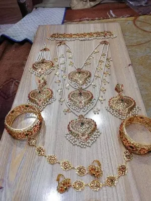 Gold Plated Rani Haar for Bride #J4167