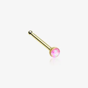 Golden Opal Sparkle Nose Stud Ring