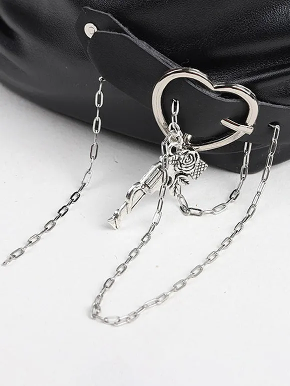 Gothic Lolita Accessories Black Metal Details Headwear Polyester Miscellaneous