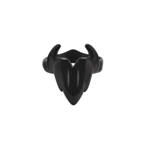 Gothic Style Heart Ring