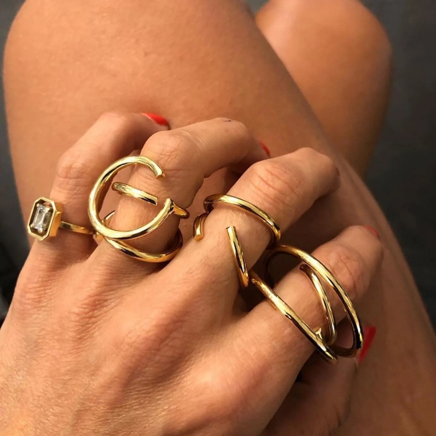 Half Circle Ring