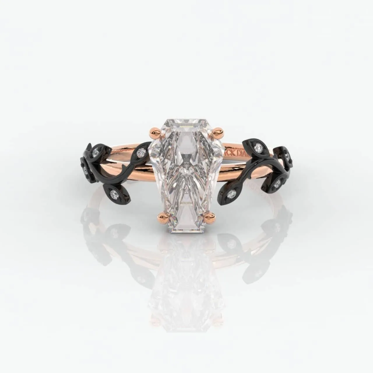 Hell and Back Ring - Limited Coffin Cut Diamond Engagement Ring