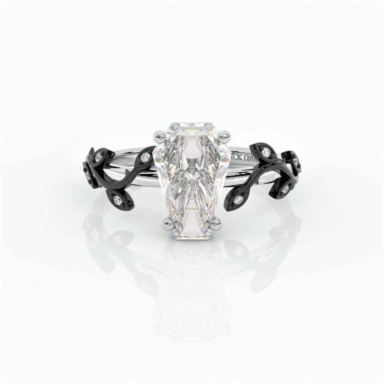 Hell and Back Ring - Limited Coffin Cut Diamond Engagement Ring