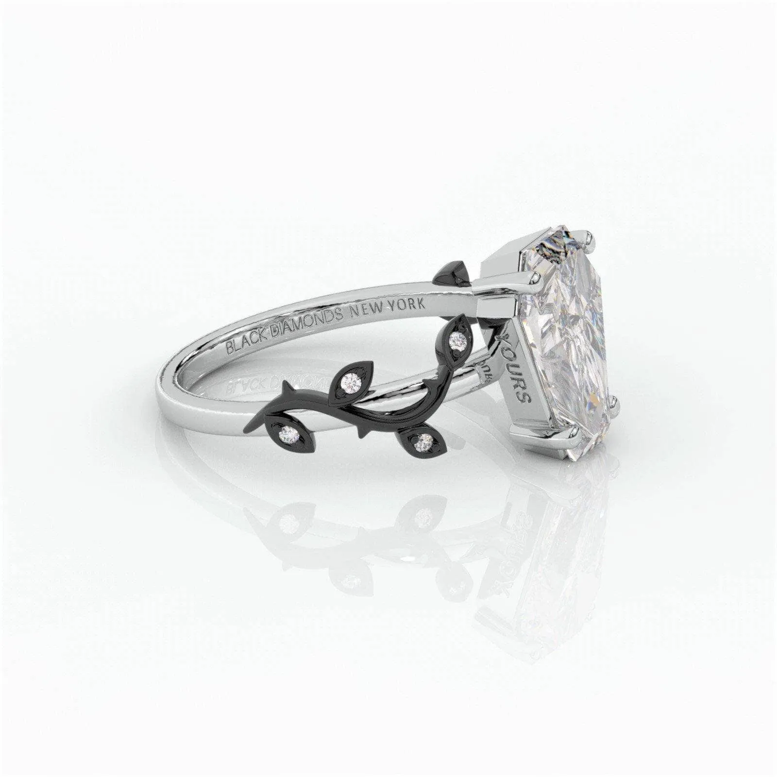 Hell and Back Ring - Limited Coffin Cut Diamond Engagement Ring