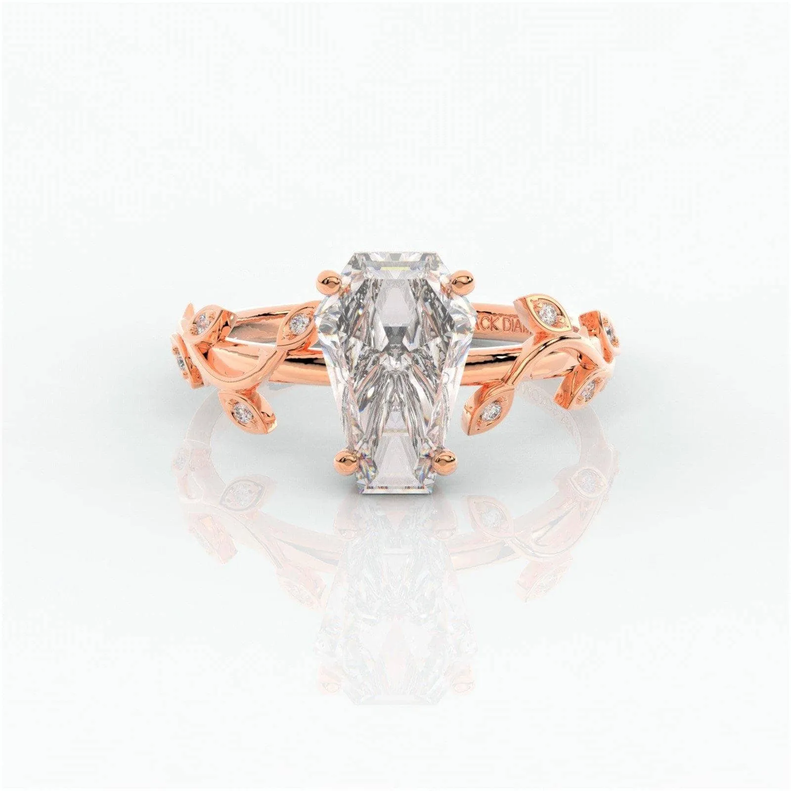 Hell and Back Ring - Limited Coffin Cut Diamond Engagement Ring