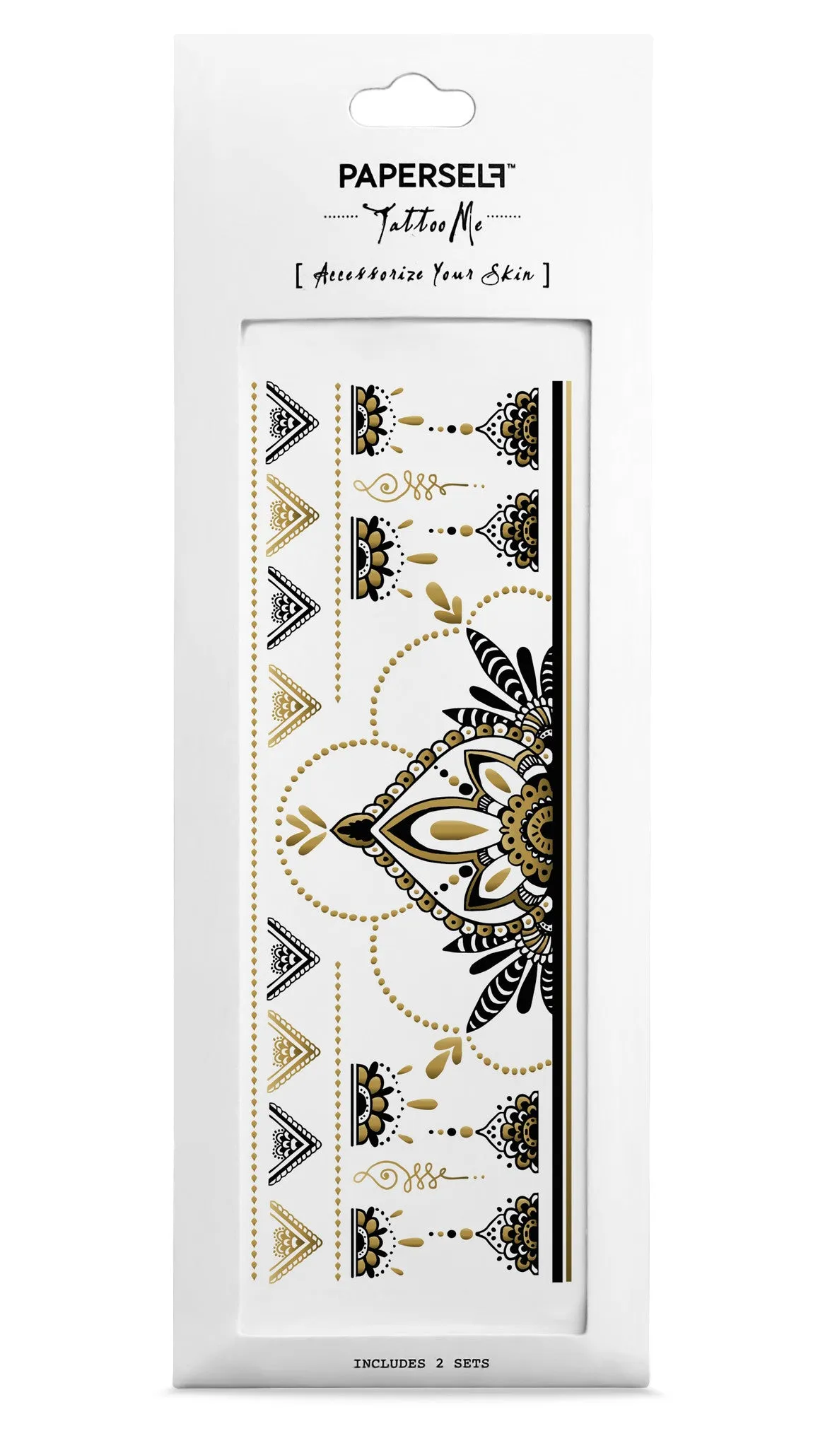 Henna Black Temporary Tattoo