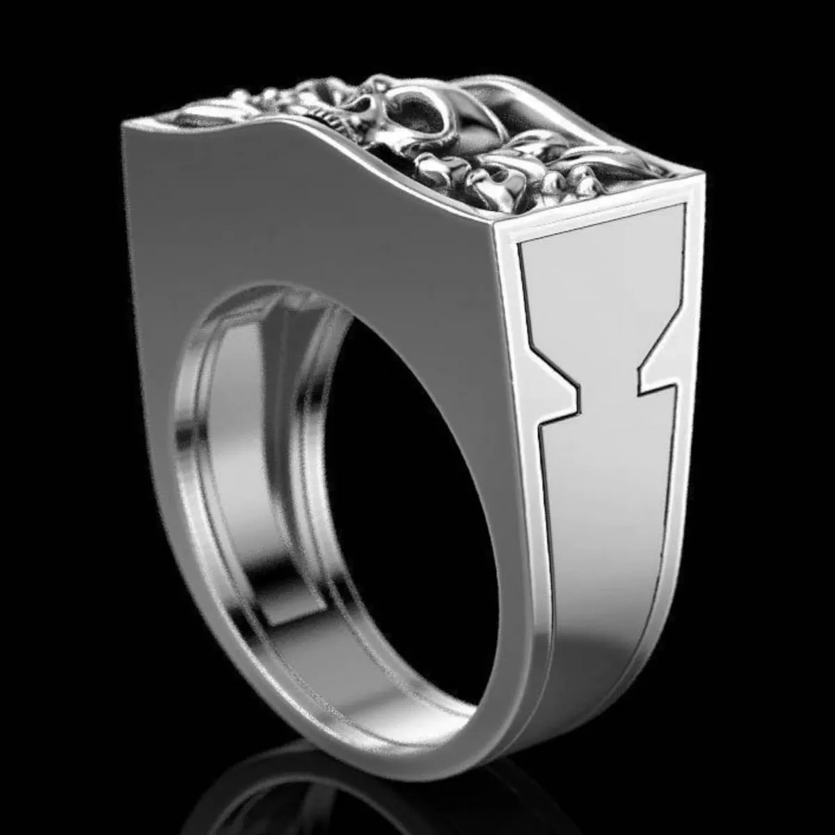 Hidden Agenda - Skull Ring #(w041)
