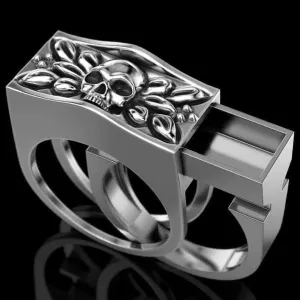 Hidden Agenda - Skull Ring #(w041)