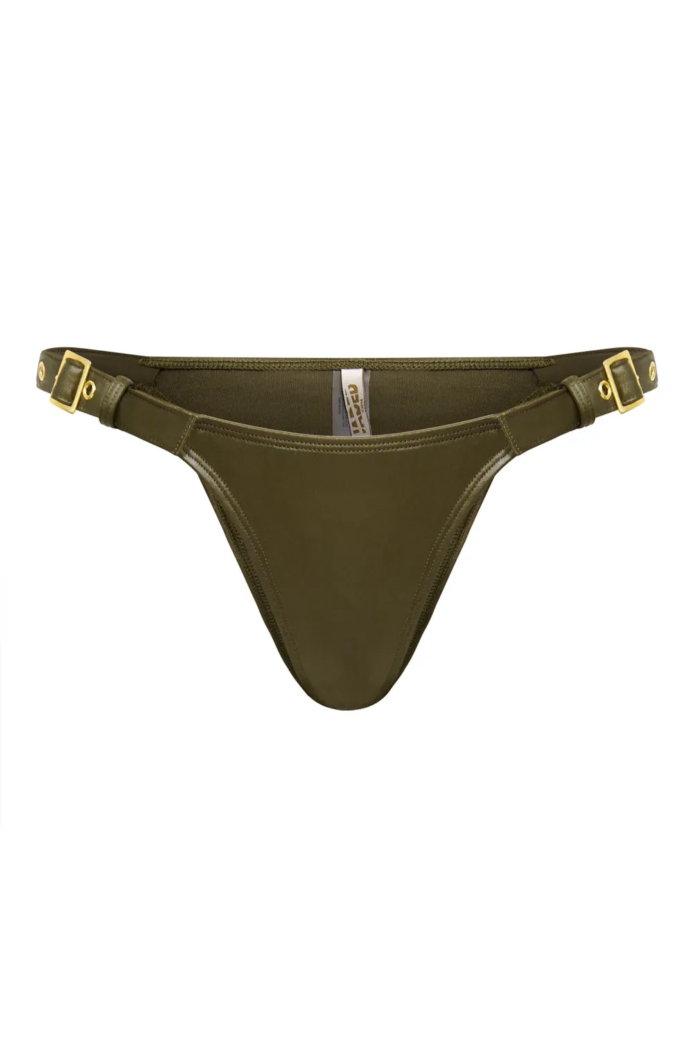 Hydra Micro Bikini Bottoms with Buckle Detail