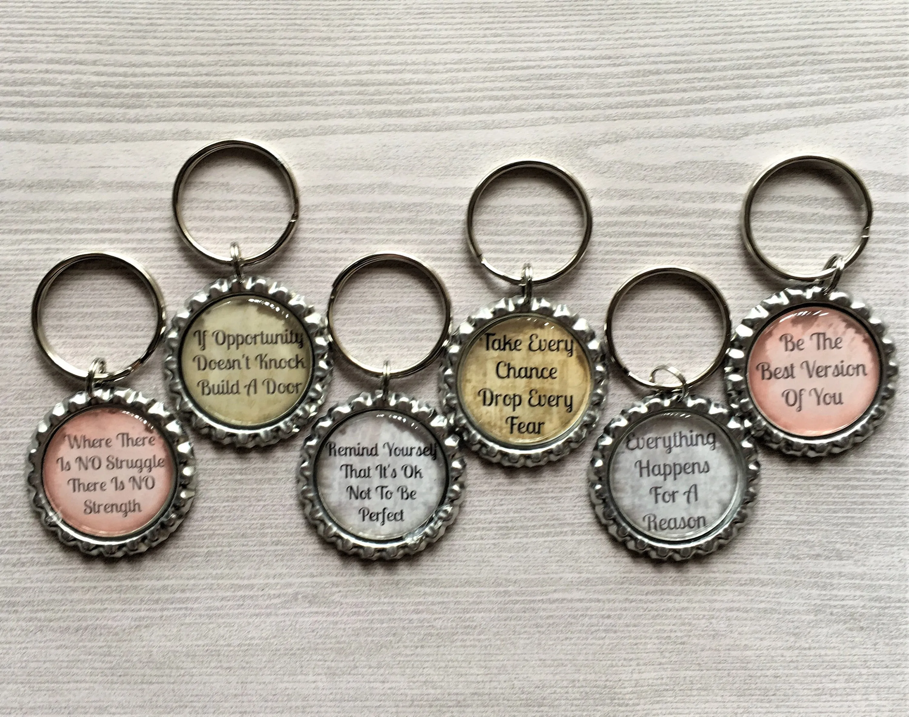 Inspirational Quotes Keychains