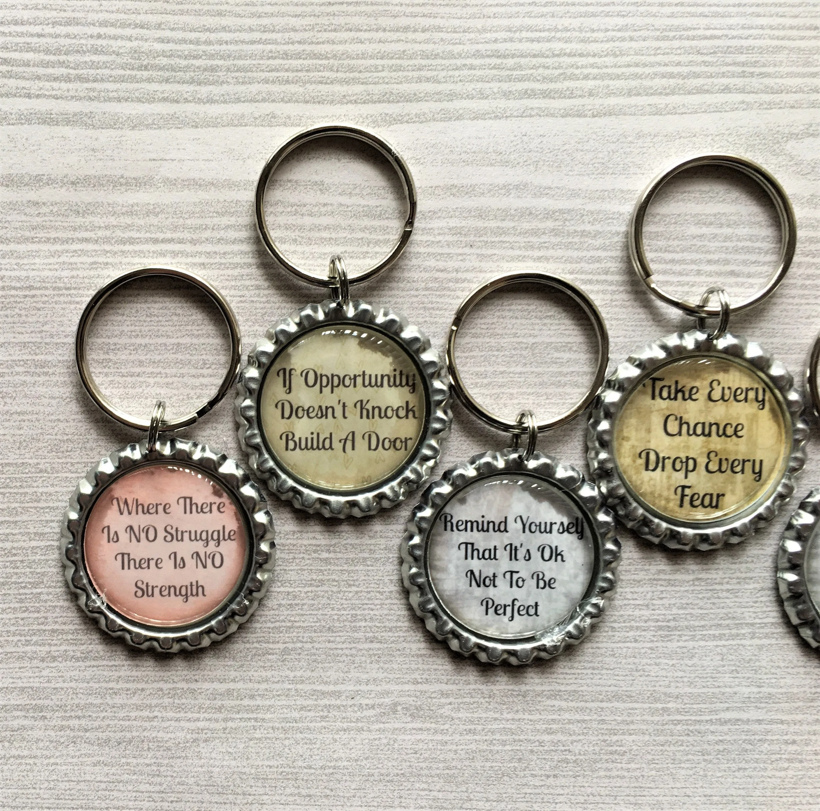 Inspirational Quotes Keychains
