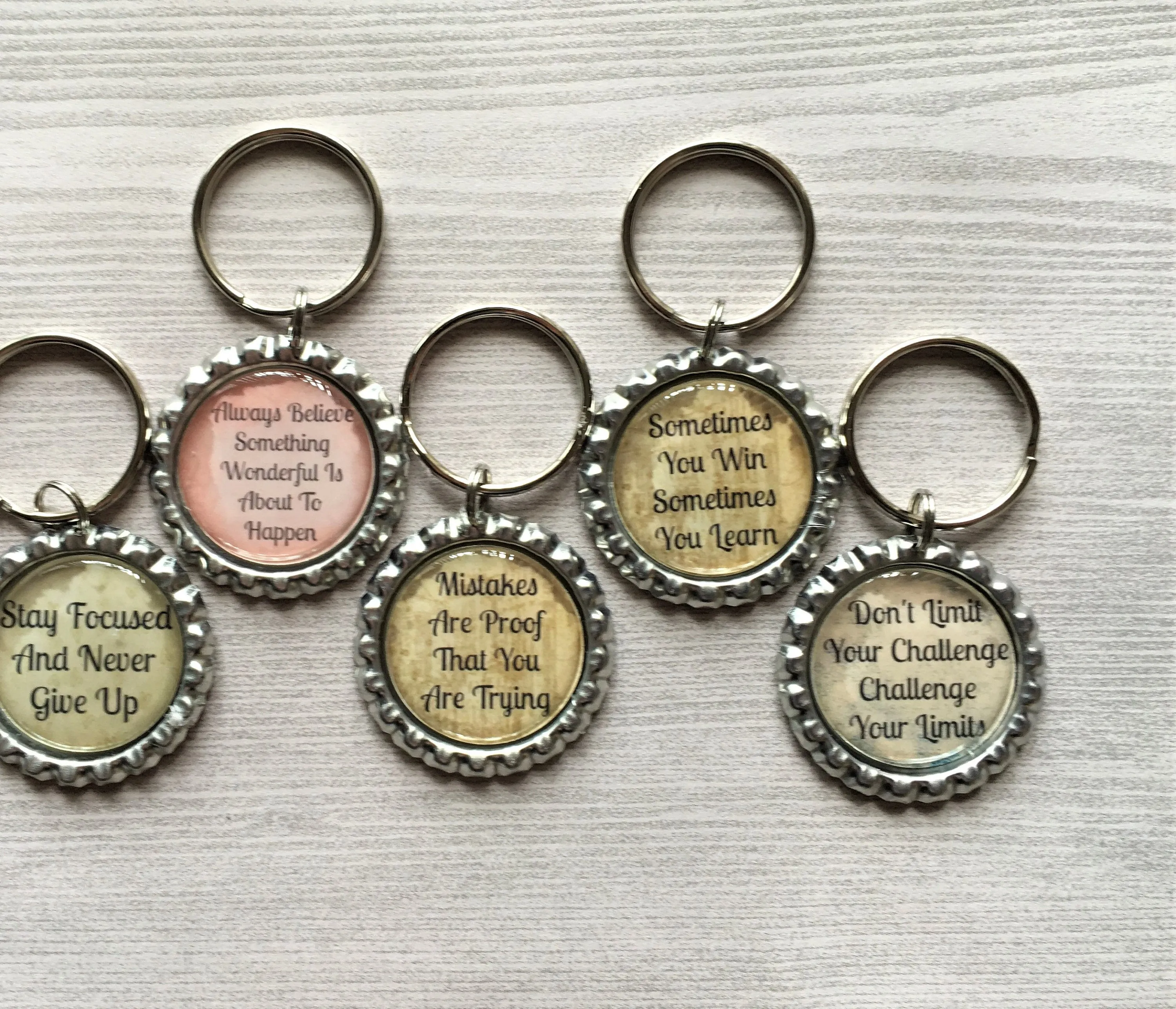 Inspirational Quotes Keychains