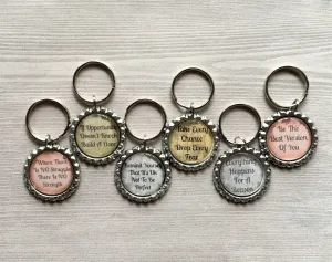 Inspirational Quotes Keychains
