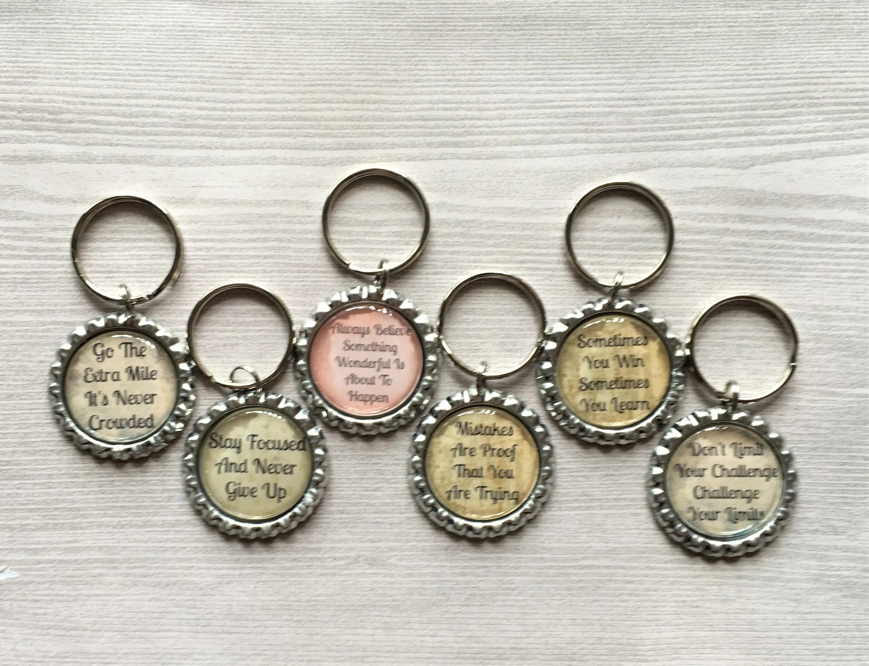 Inspirational Quotes Keychains