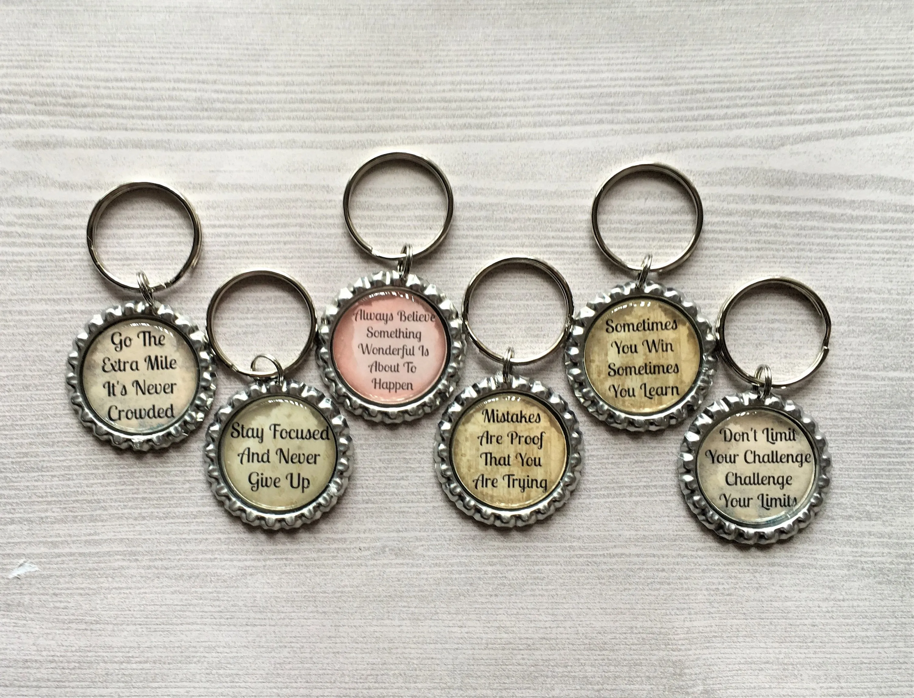 Inspirational Quotes Keychains