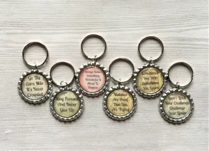 Inspirational Quotes Keychains