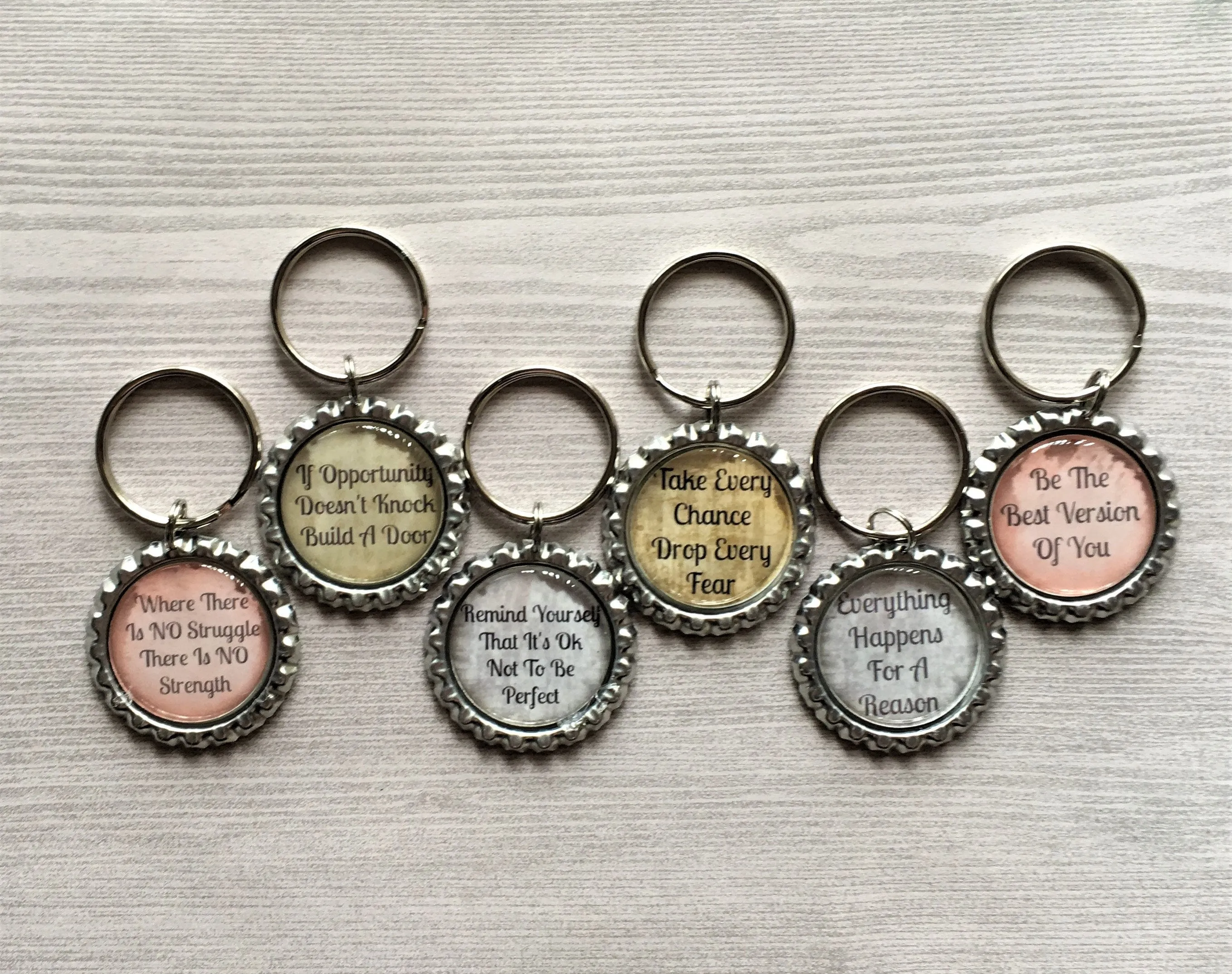 Inspirational Quotes Keychains