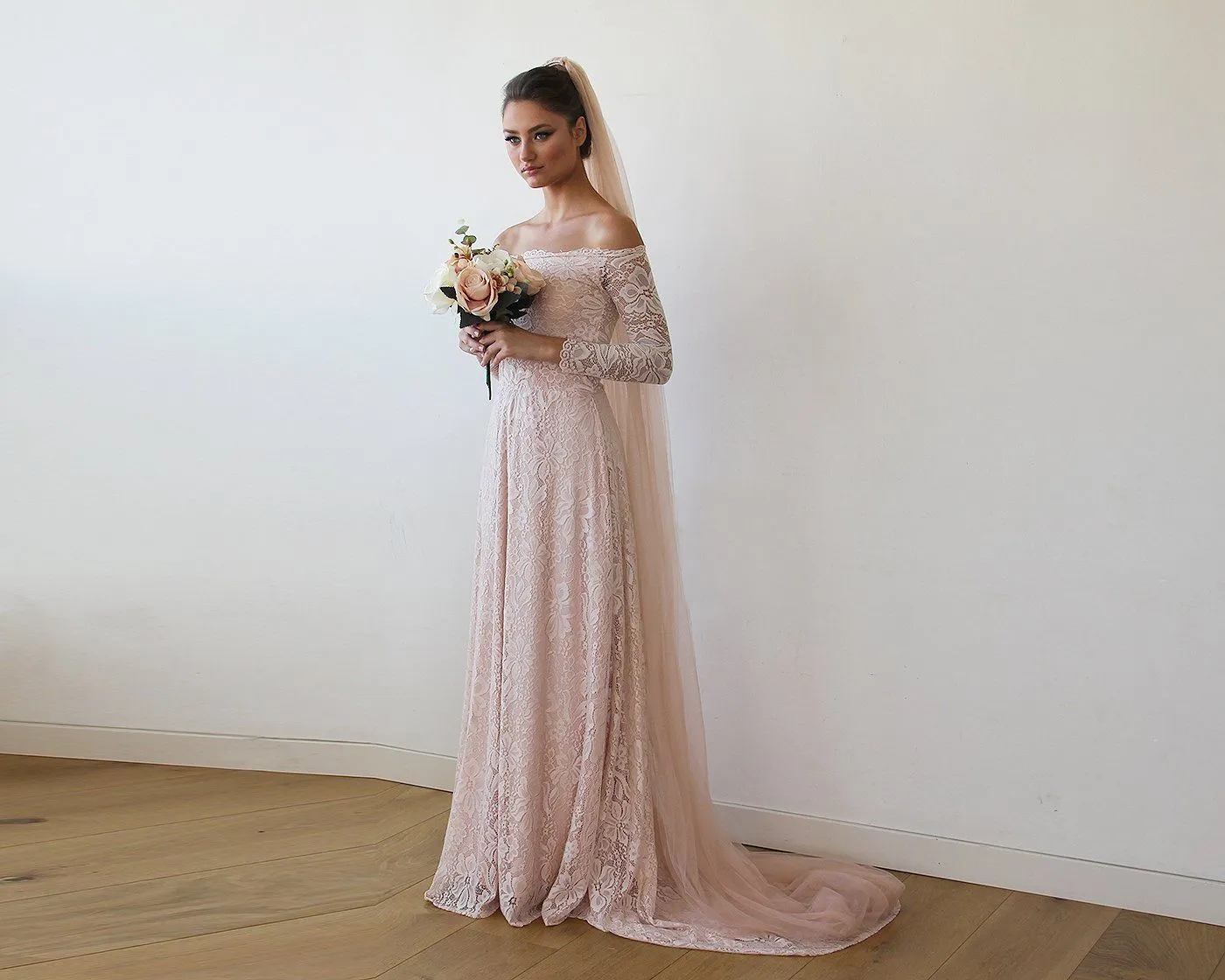 Ivory Tulle Veil # 4024
