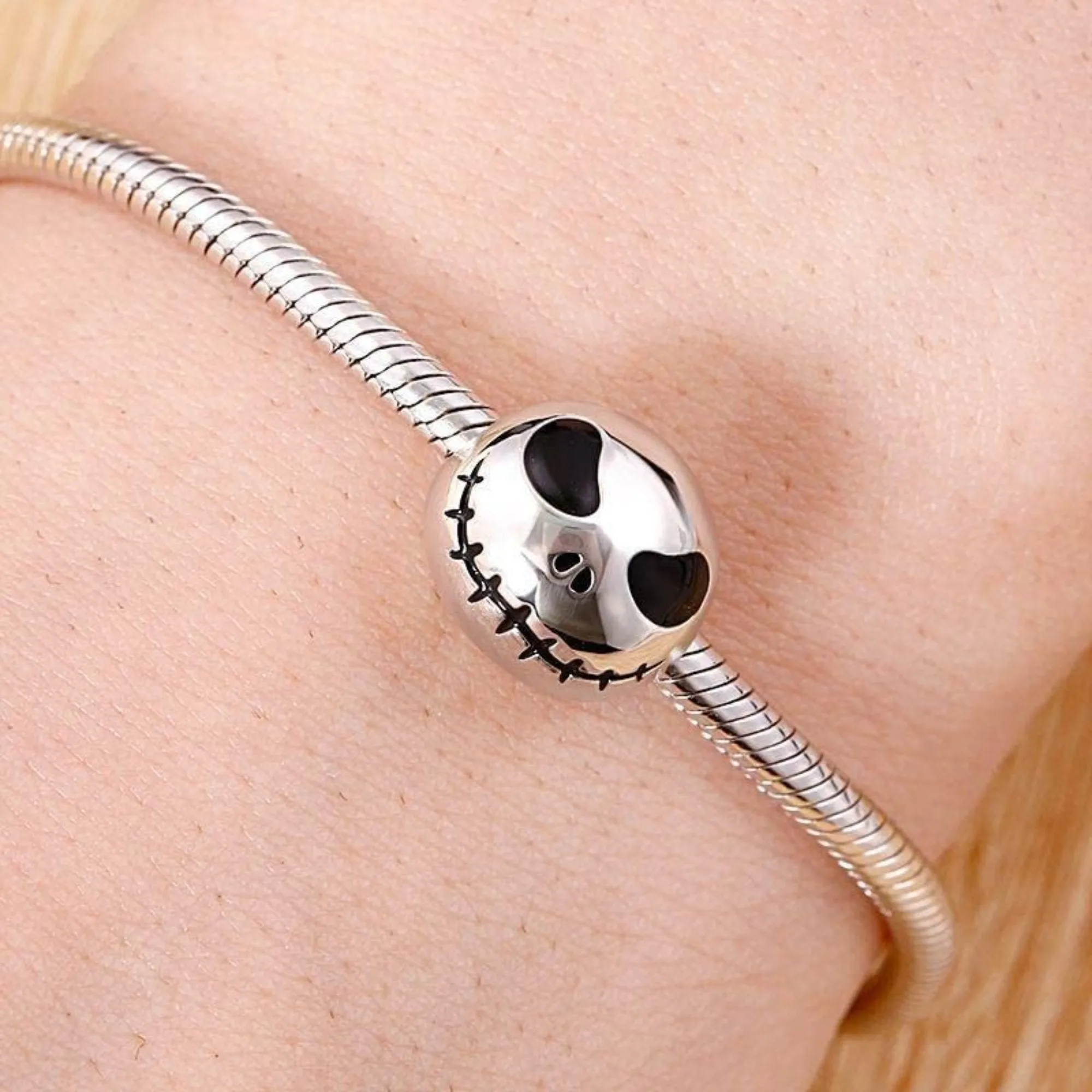 Jack Skull Head Halloween Christmas Bead Charm