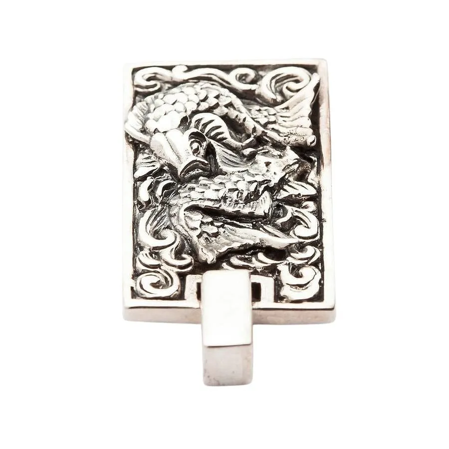 Japanese Koi Fish Sterling Silver Pendant