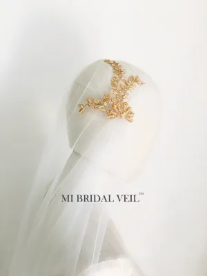 Juliet Cap Veil, Cap Wedding Veil, Beaded Vintage Lace Juliet Cap Wedding Veil