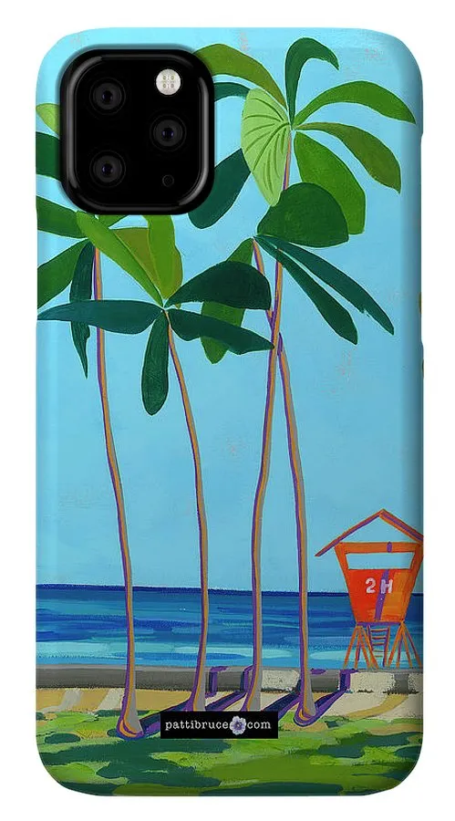 Kaimana Beach Hawaii - Phone Case