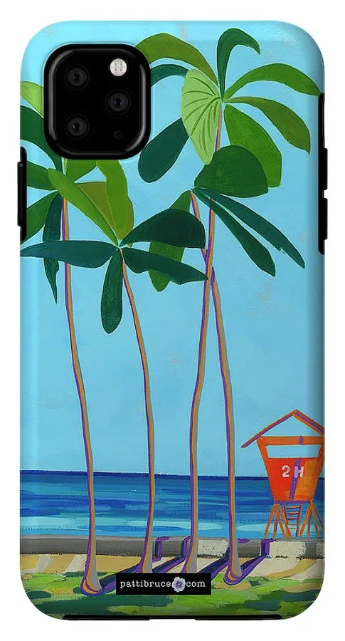 Kaimana Beach Hawaii - Phone Case