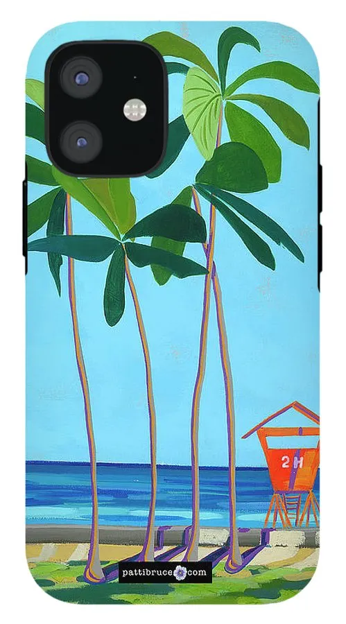 Kaimana Beach Hawaii - Phone Case