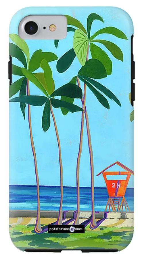 Kaimana Beach Hawaii - Phone Case