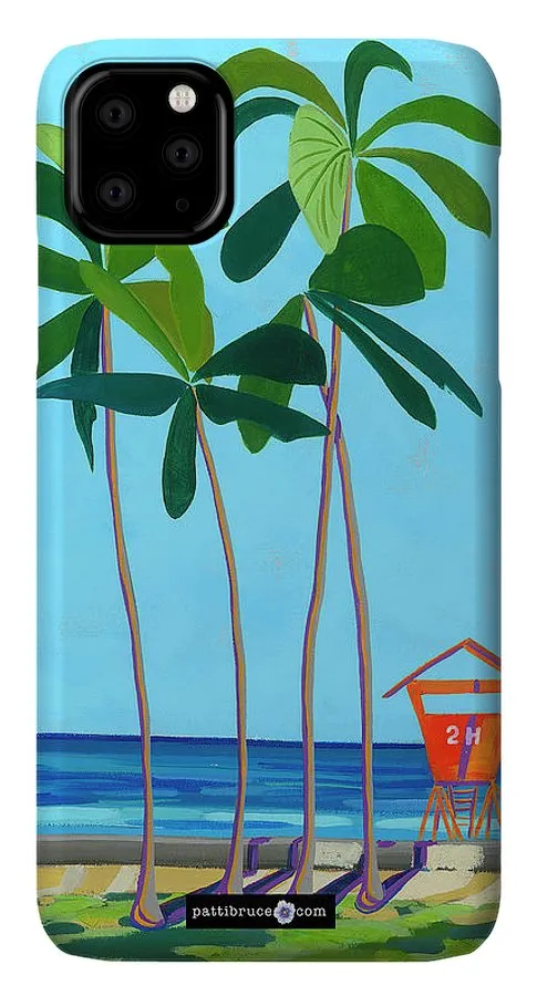 Kaimana Beach Hawaii - Phone Case