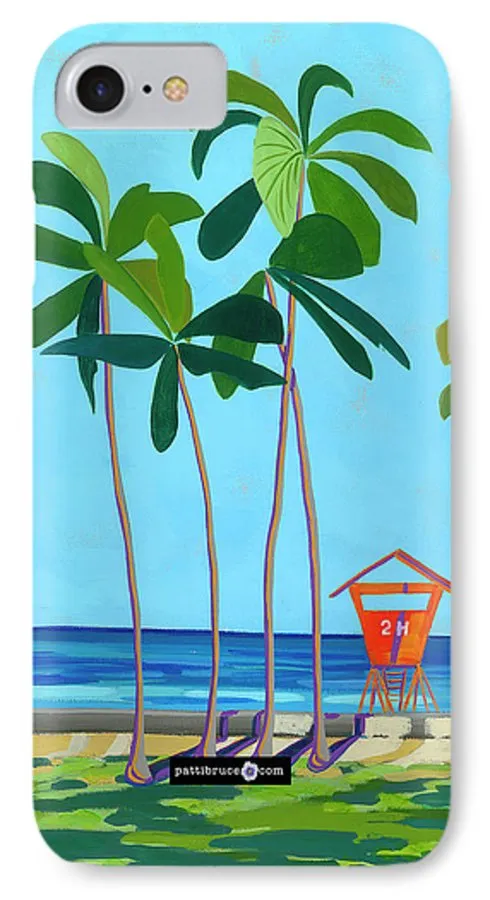 Kaimana Beach Hawaii - Phone Case